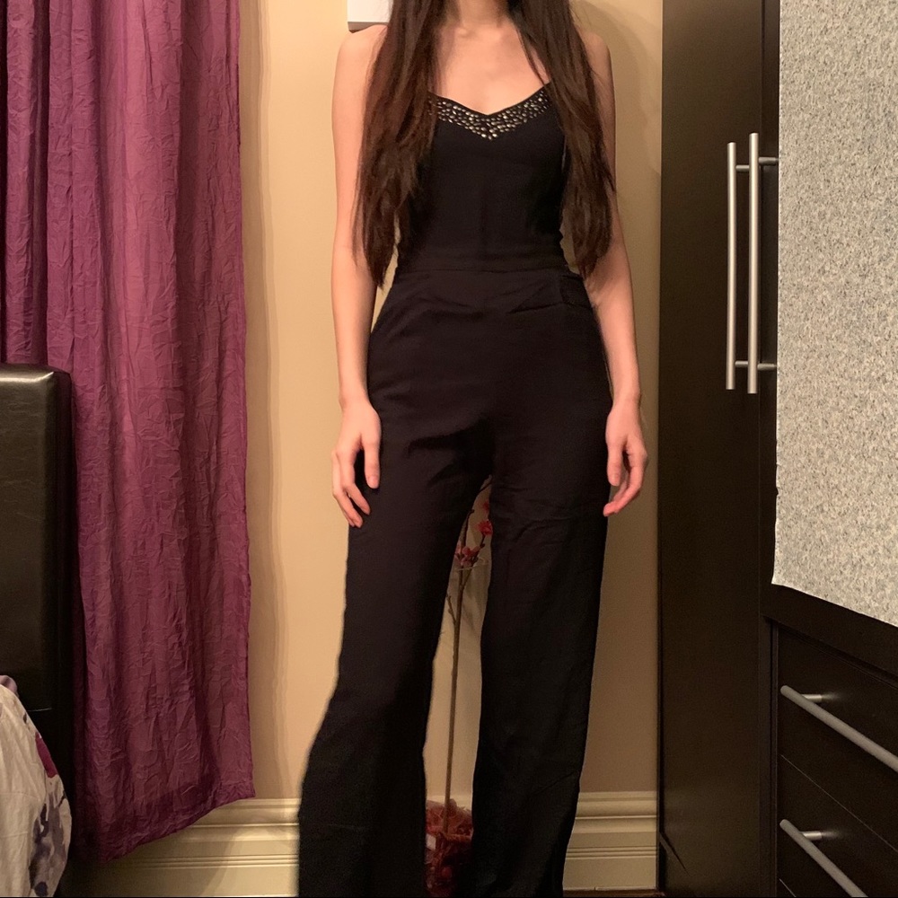 Beautiful GUESS Black Studded Jumpsuit